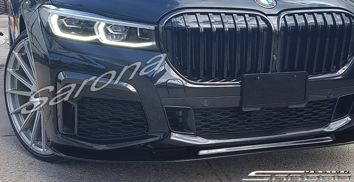 Custom BMW 7 Series  Sedan Front Lip/Splitter (2019 - 2022) - $390.00 (Part #BM-095-FA)